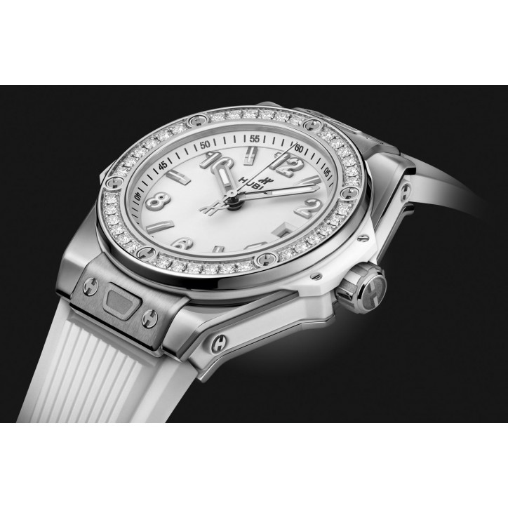 Big Bang One Click Steel White Diamonds 33 mm