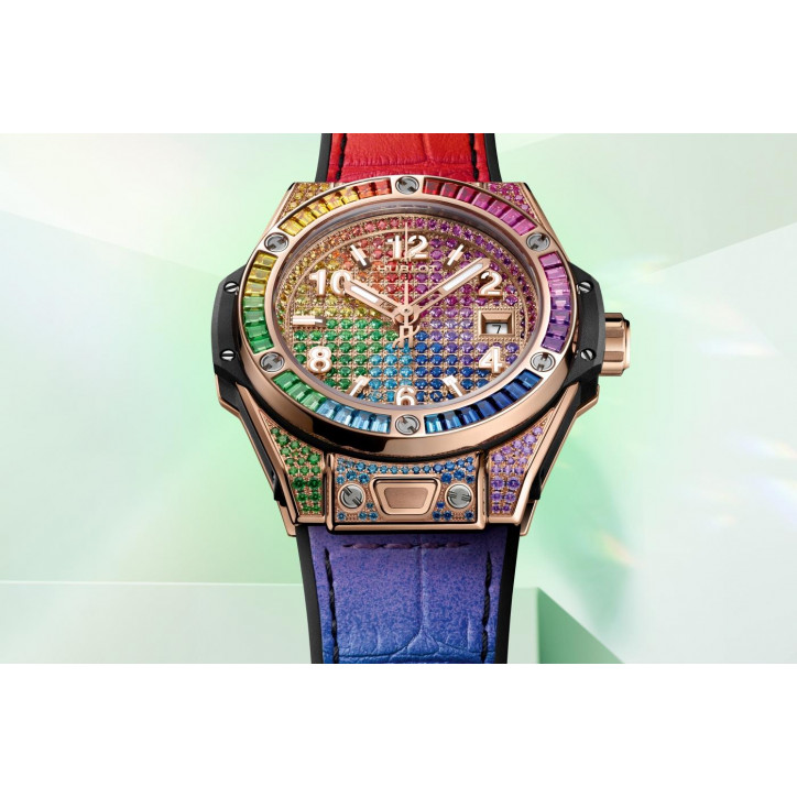 Big Bang One Click King Gold Rainbow 33 mm