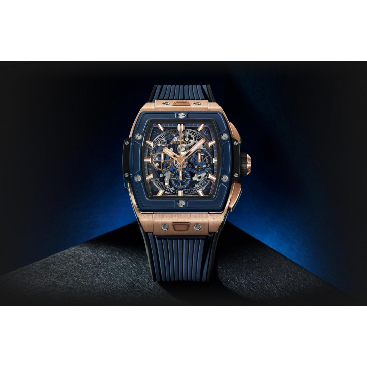 Spirit of Big Bang King Gold Blue Ceramic 42 mm