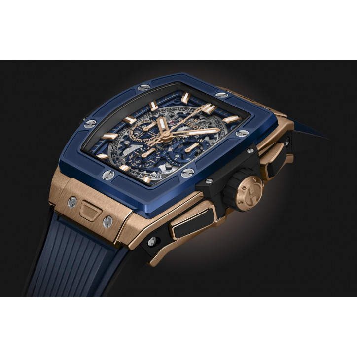 Spirit of Big Bang King Gold Blue Ceramic 42 mm