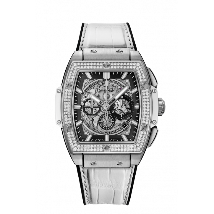 Spirit of Big Bang Titanium White Diamonds 45 mm