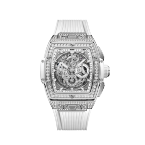 Spirit of Big Bang Titanium White Pavé 42 mm