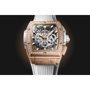 Spirit of Big Bang King Gold White Diamonds 42 mm