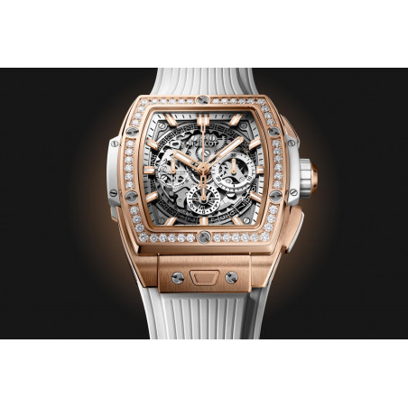 Spirit of Big Bang King Gold White Diamonds 42 mm