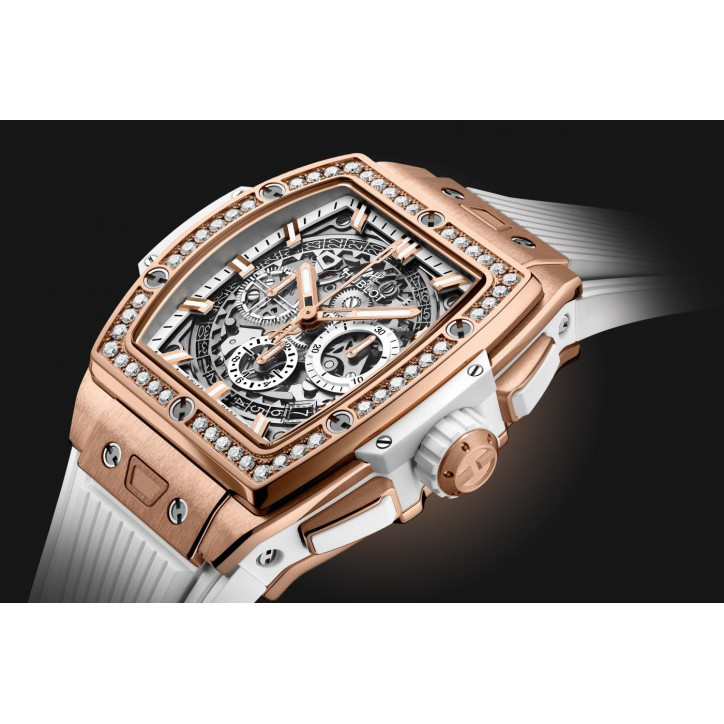 Spirit of Big Bang King Gold White Diamonds 42 mm