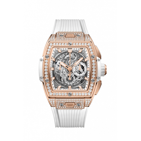 Spirit of Big Bang King Gold White Pavé 42 mm