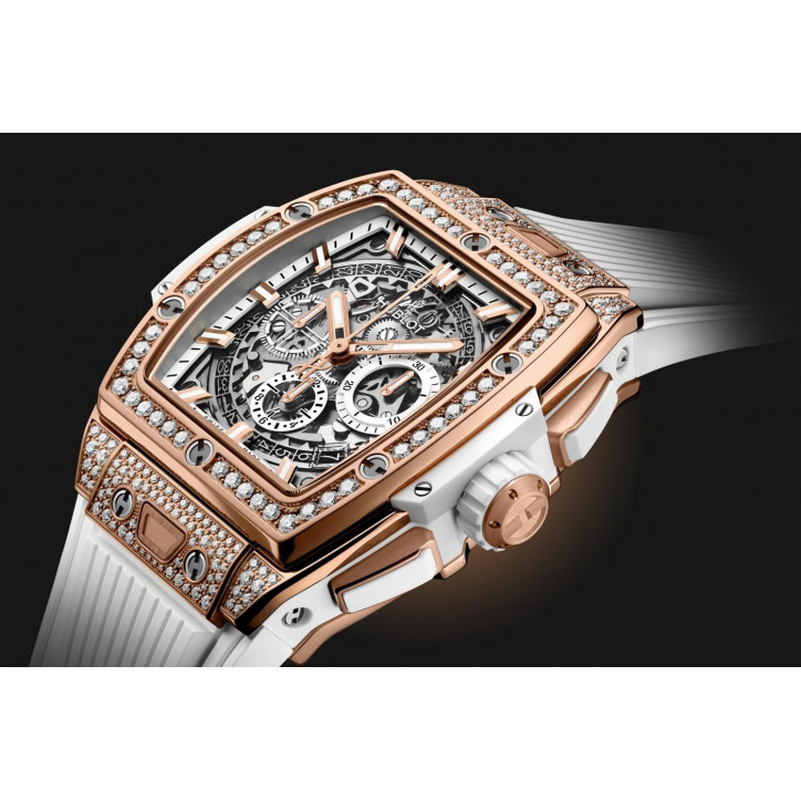 Spirit of Big Bang King Gold White Pavé 42 mm