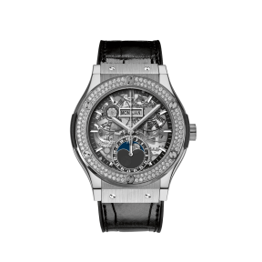 Classic Fusion Aerofusion Moonphase Titanium Diamonds 42 mm