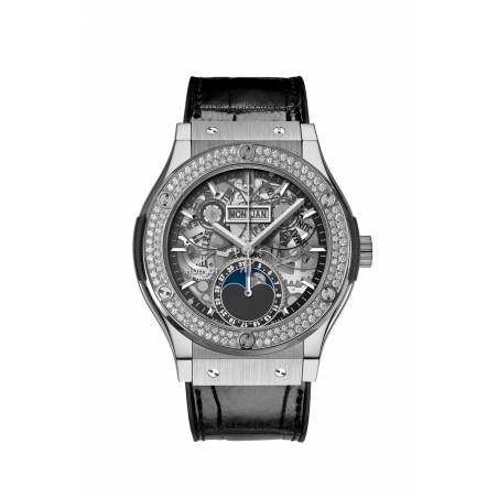 Classic Fusion Aerofusion Moonphase Titanium Diamonds 42 mm