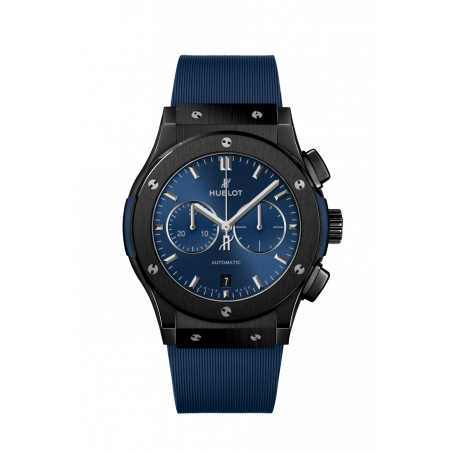 Classic Fusion Ceramic Blue Chronograph 42 mm