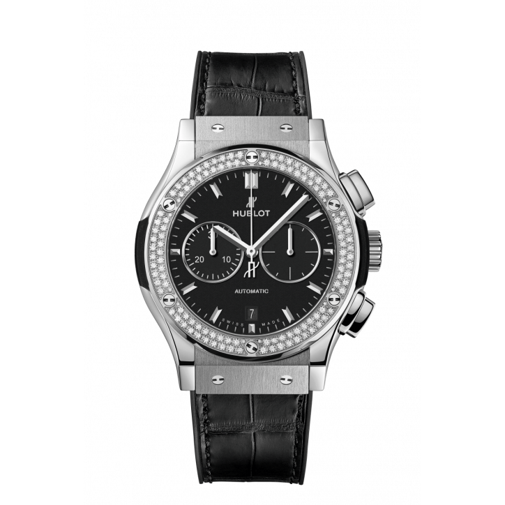 Classic Fusion Chronograph Titanium Diamonds 42 mm