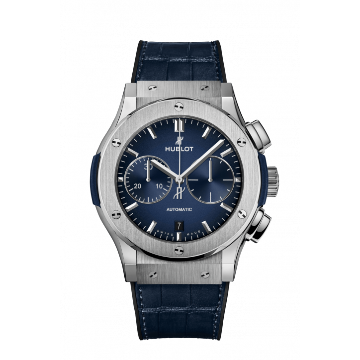 Classic Fusion Chronograph Titanium Deep Blue 45 mm