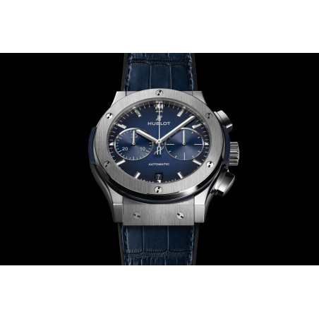 Classic Fusion Chronograph Titanium Deep Blue 45 mm