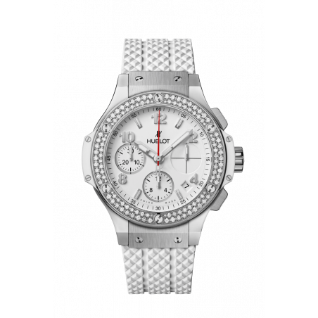 Big Bang Steel White Diamonds 41 mm