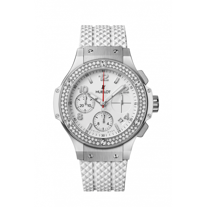 Big Bang Steel White Diamonds 41 mm