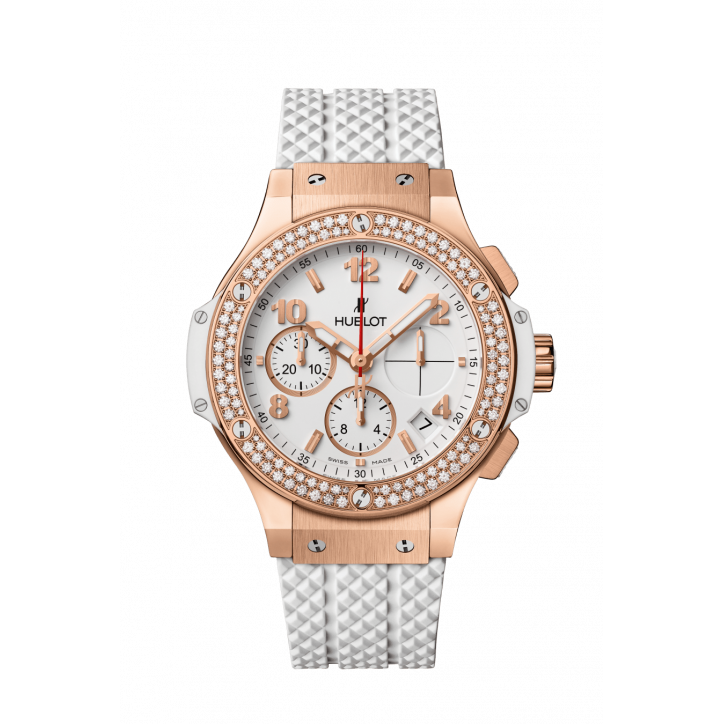 Big Bang Gold White Diamonds 41 mm