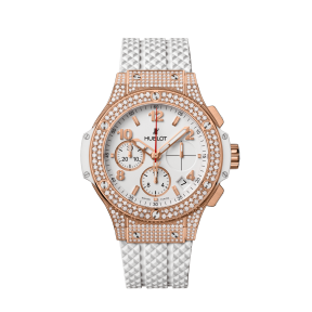 Big Bang Gold White Pavé 41 mm