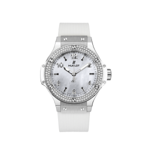 Big Bang All White Diamonds Mother of Pearl 38 mm