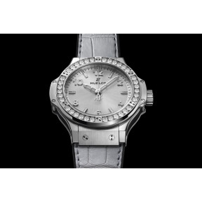 Big Bang Monochrome Steel Diamonds 38 mm