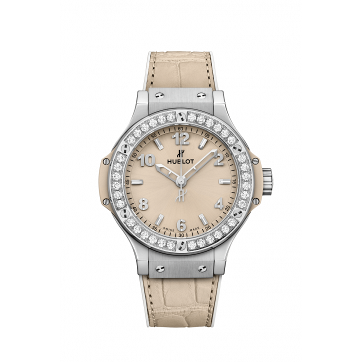 Big Bang Beige Diamonds 38 mm