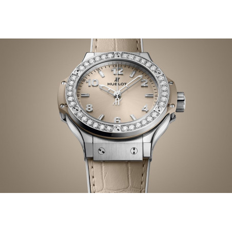 Big Bang Beige Diamonds 38 mm