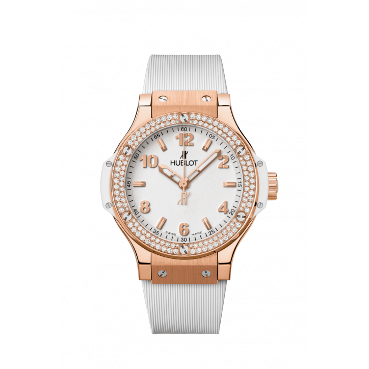 Big Bang Gold White Diamonds 38 mm