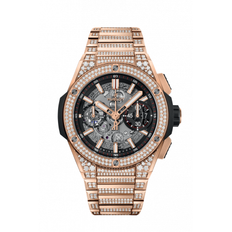 Big Bang Integrated King Gold Pavé 42 mm