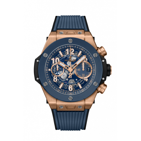 Big Bang Unico King Gold Blue Ceramic 44 mm