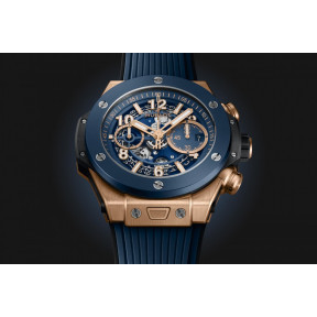 Big Bang Unico King Gold Blue Ceramic 44 mm