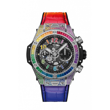 Big Bang Unico Titanium Rainbow 44 mm