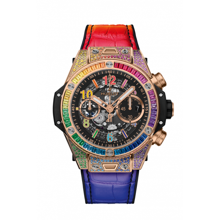 Big Bang Unico King Gold Rainbow 44 mm