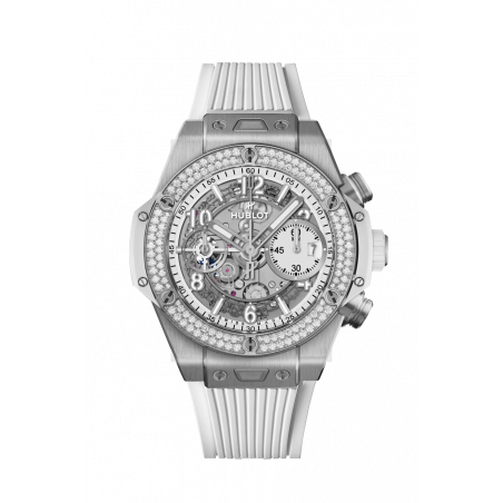 Big Bang Unico Titanium White Diamonds 42 mm