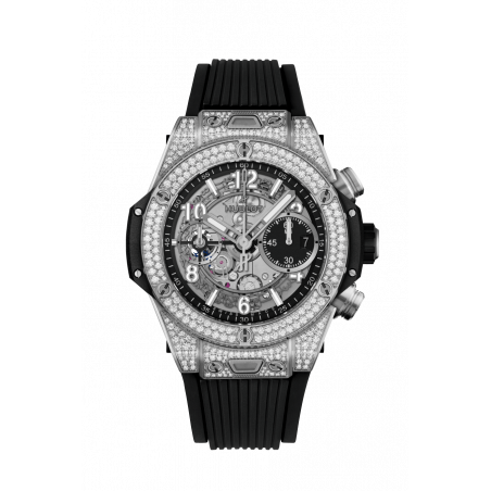 Big Bang Unico Titanium Pavé 42 mm