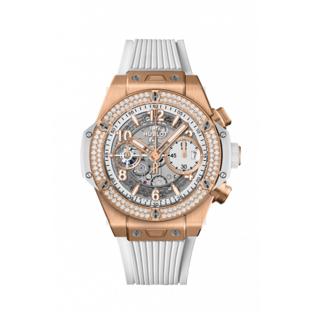 Big Bang Unico King Gold White Diamonds 42 mm