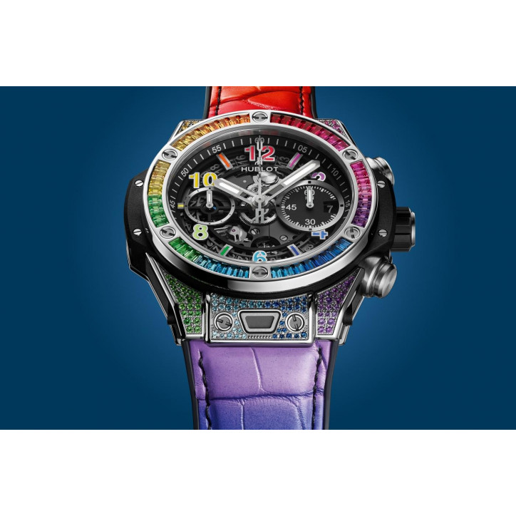 Big Bang Unico Titanium Rainbow 42 mm