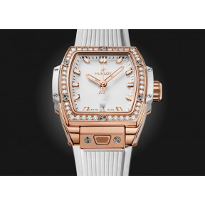 Spirit of Big Bang King Gold White Diamonds 32 mm