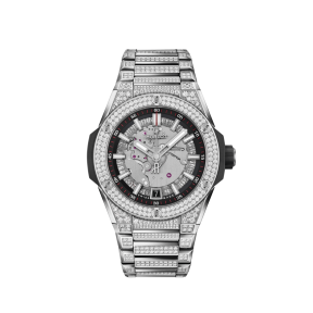 Big Bang Integrated Time Only Titanium Pavé 40 mm