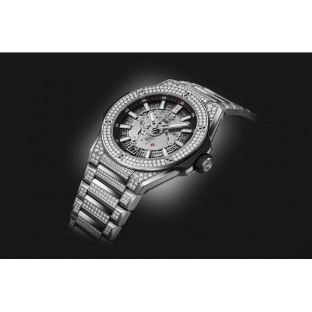 Big Bang Integrated Time Only Titanium Pavé 40 mm