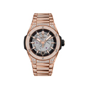 Big Bang Integrated Time Only King Gold Pavé 40 mm