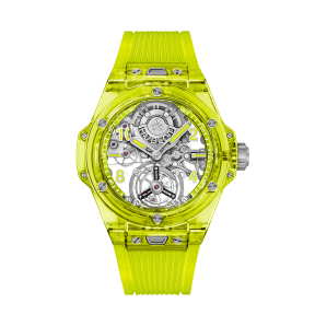 Big Bang Tourbillon Automatic Yellow Neon Saxem 44 mm