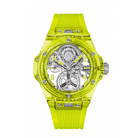 Big Bang Tourbillon Automatic Yellow Neon Saxem 44 mm