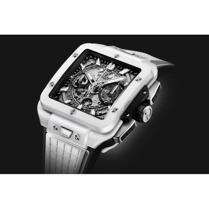 Square Bang Unico White Ceramic 42 mm