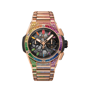 Big Bang Integrated King Gold Rainbow 42 mm