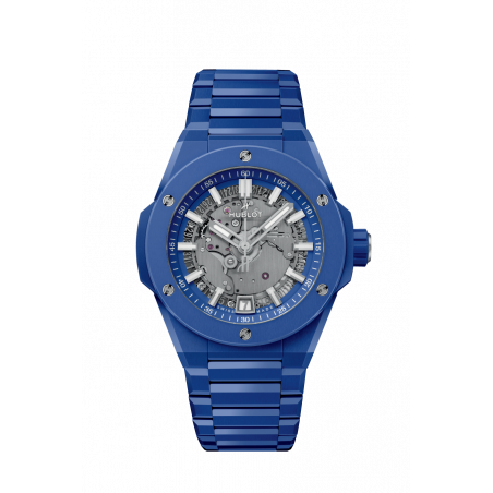 Big Bang Integrated Time Only Blue Indigo Ceramic 40 mm