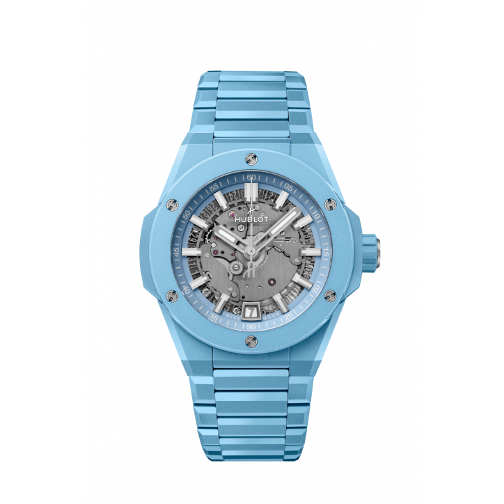 Big Bang Integrated Time Only Sky Blue Ceramic 40 mm