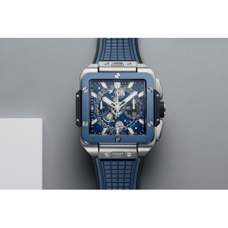 Square Bang Unico Titanium Blue Ceramic 42 mm