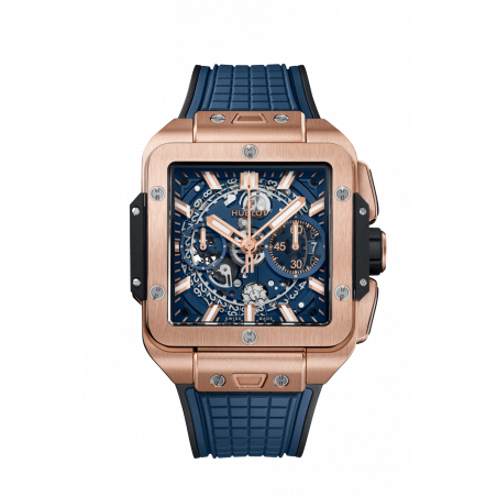 Square Bang Unico King Gold Blue 42 mm