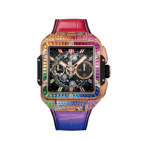 Square Bang Unico King Gold Rainbow 42 mm