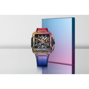 Square Bang Unico King Gold Rainbow 42 mm