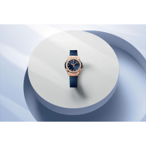 Classic Fusion King Gold Blue Diamonds 29 mm